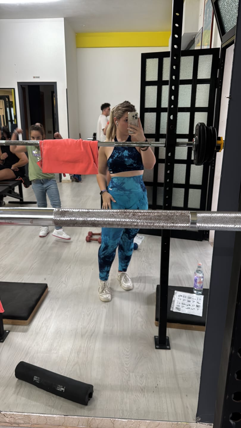 Customer photo review of Leggings Elements Acqua Turchese Blu