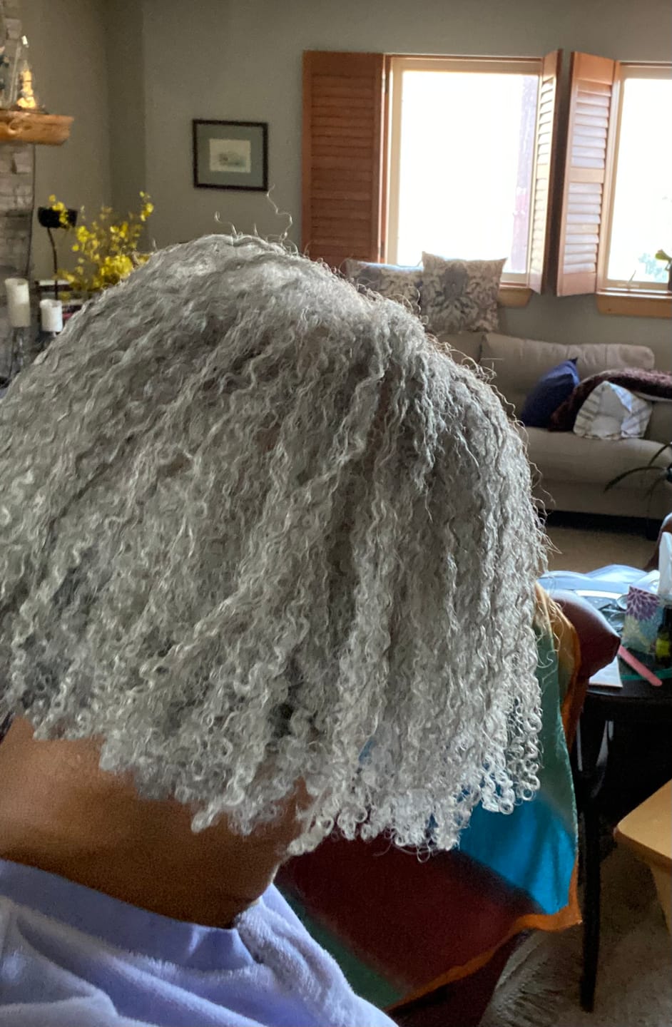 Customer photo review of Curl Cream - Honey Hydration
