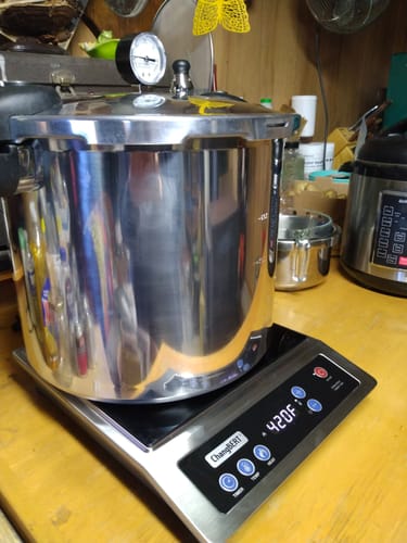 Customer photo review of TANKER™ – Denali's Premium 23 Quart Pressure Canner & Cooker