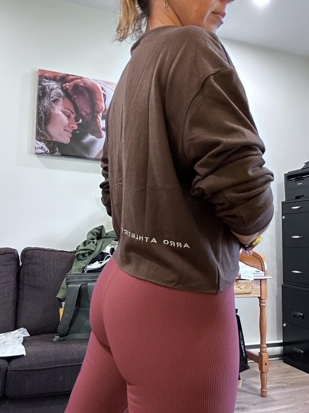 Customer photo review of Ribbed Leggings