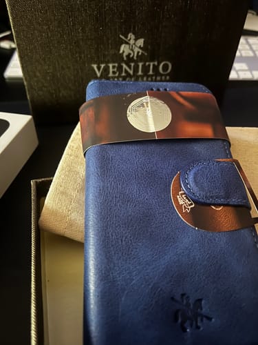 Customer photo review of Ravenna for iPhone 16 Pro in Antique Blue (Custom order)