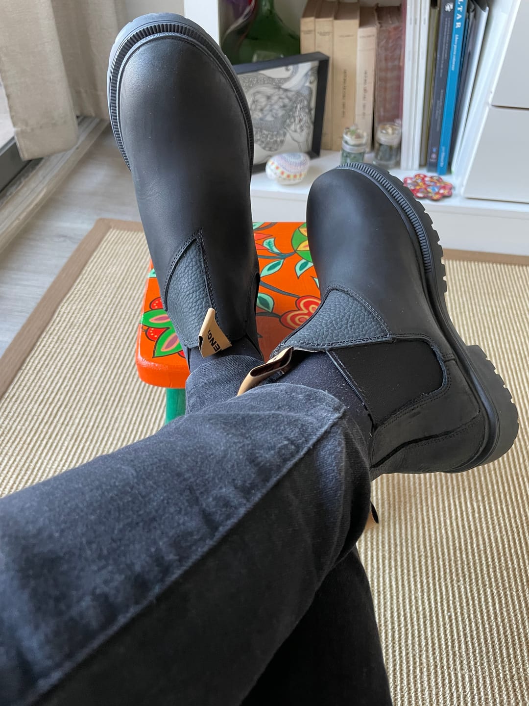 Customer photo review of Botín Original 2.0 Chiporro Natural Negro Mujer