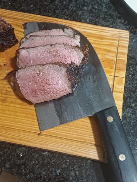 Customer photo review of Add a knife sheath to your order?