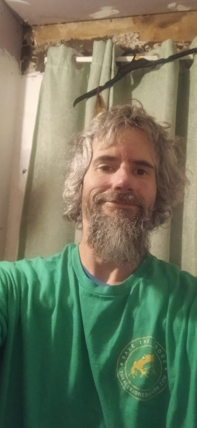 Customer photo review of Save The Frogs T-Shirt