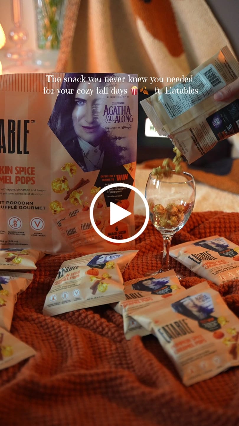 Customer video review of Pumpkin Spice Caramel Popcorn - Limited Edition inspired by Marvel Television's "Agatha All Along"