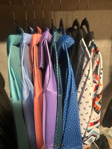 Customer photo review of Polka Dots - Green/White