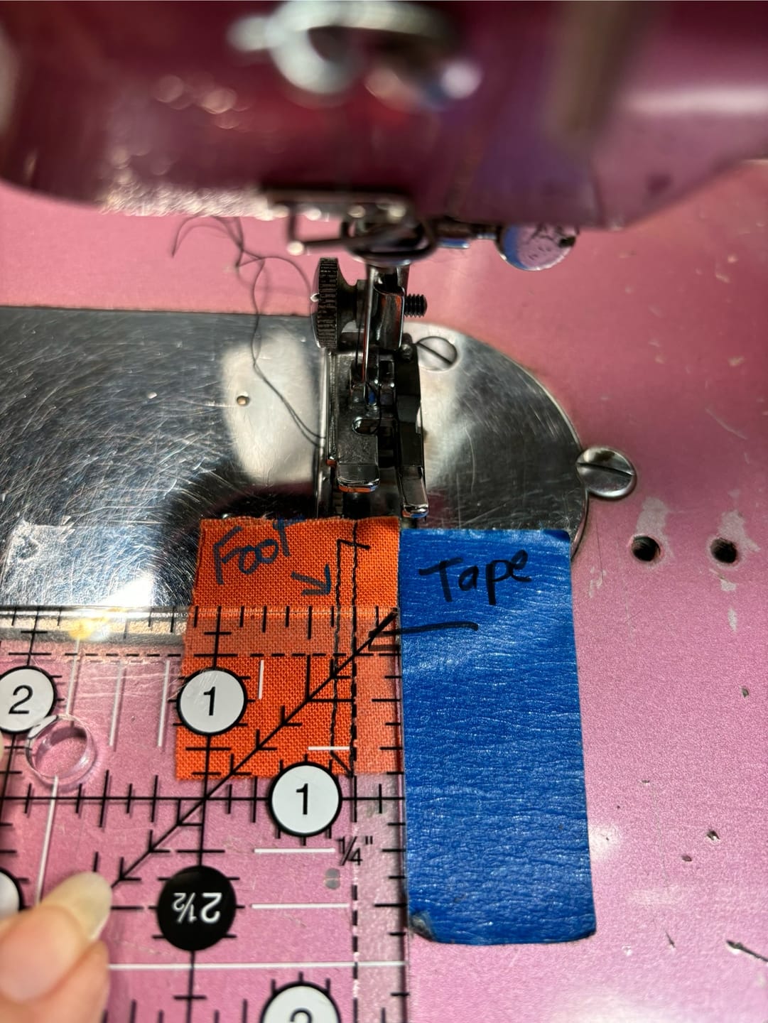Customer photo review of 1/4" Foot w/Guide, Low Shank #ANF7