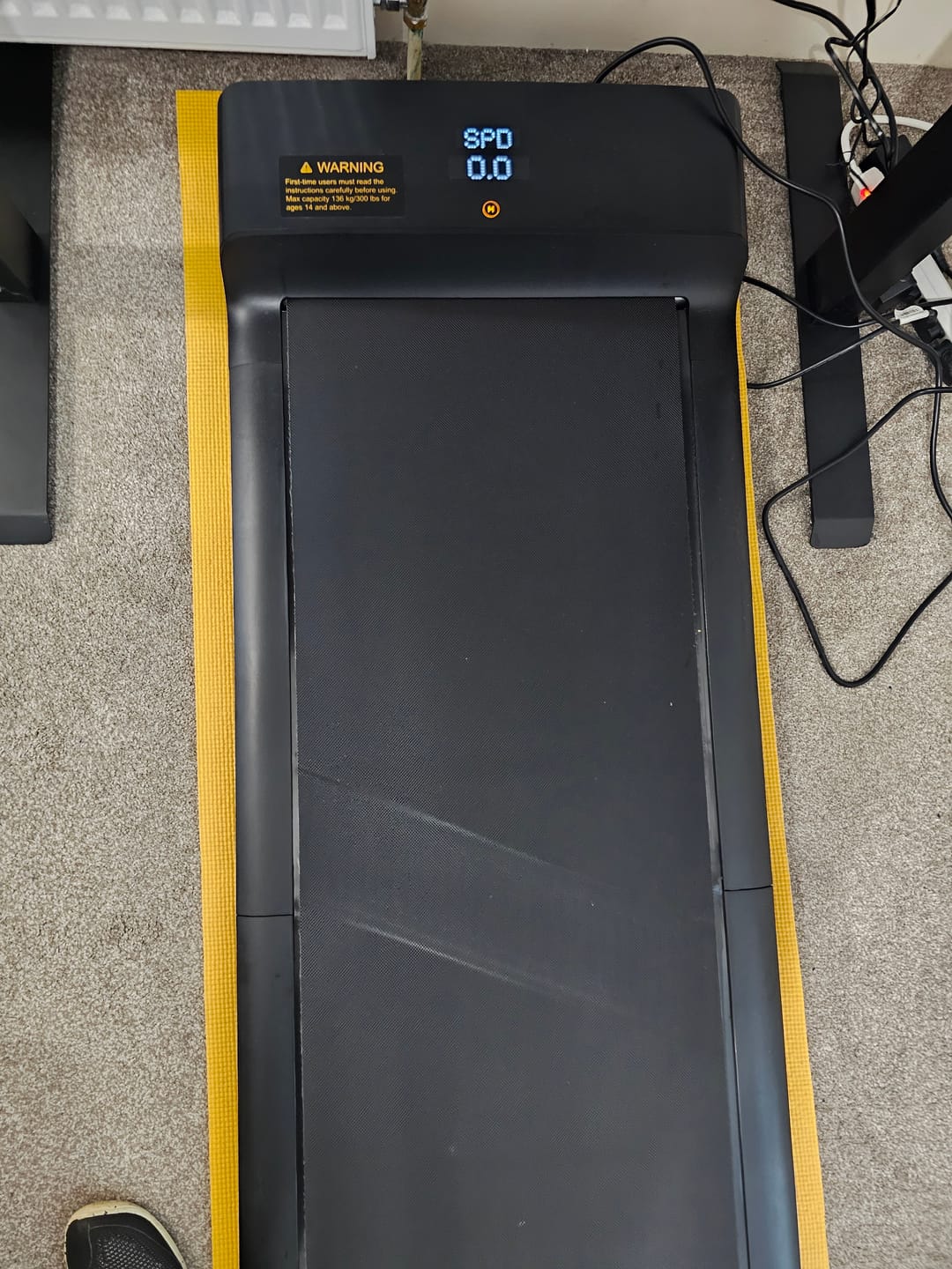 Customer photo review of WalkingPad A1 Pro Folding Under Desk Treadmill 3.72MPH 300lbs For UK