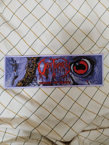 Customer photo review of Obituary - Cause of Death - Strip Patch