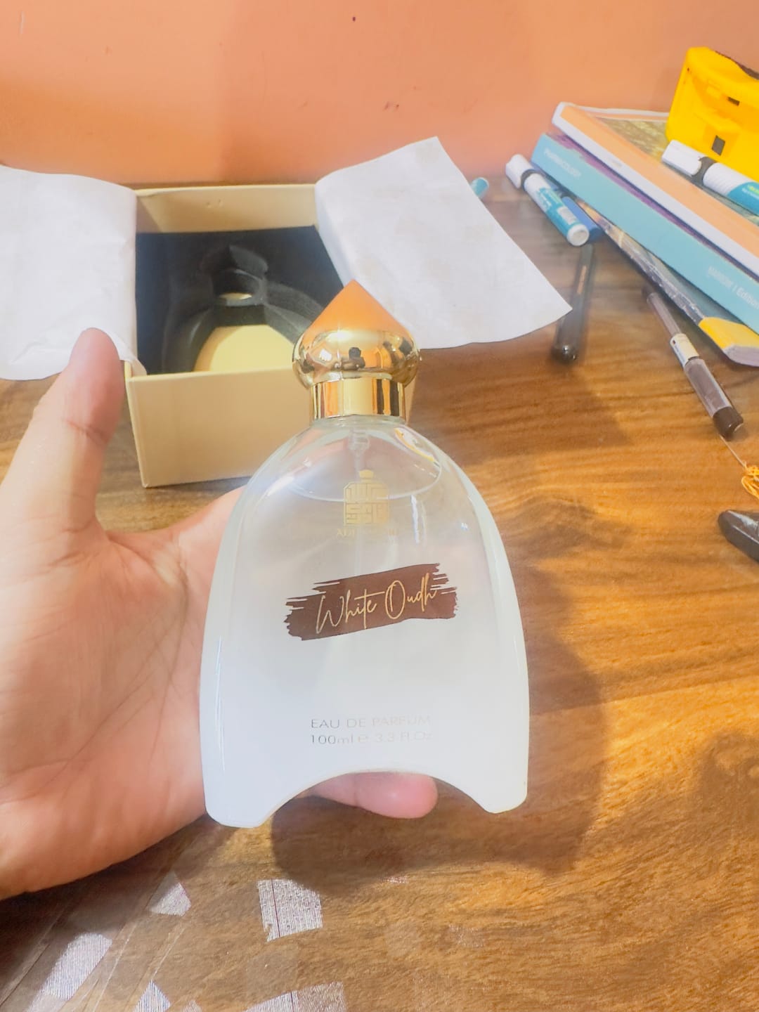 Customer photo review of White Oudh Perfume Spray