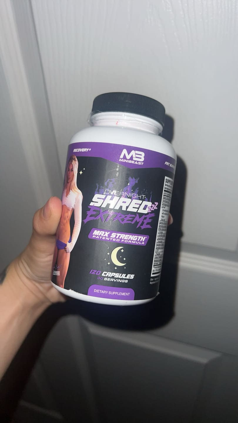 Customer photo review of Overnight ShredZZZ Extreme (Overnight Fat Burner)