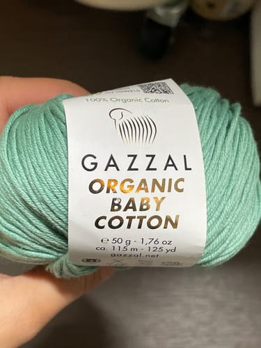 Customer photo review of Gazzal Organic Baby Cotton