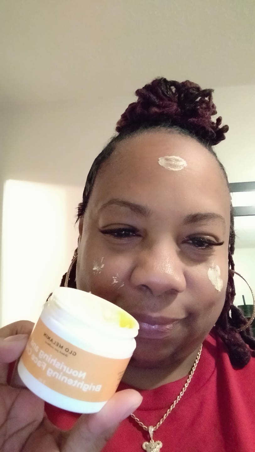 Customer photo review of Nourishing and Brightening Face Cream