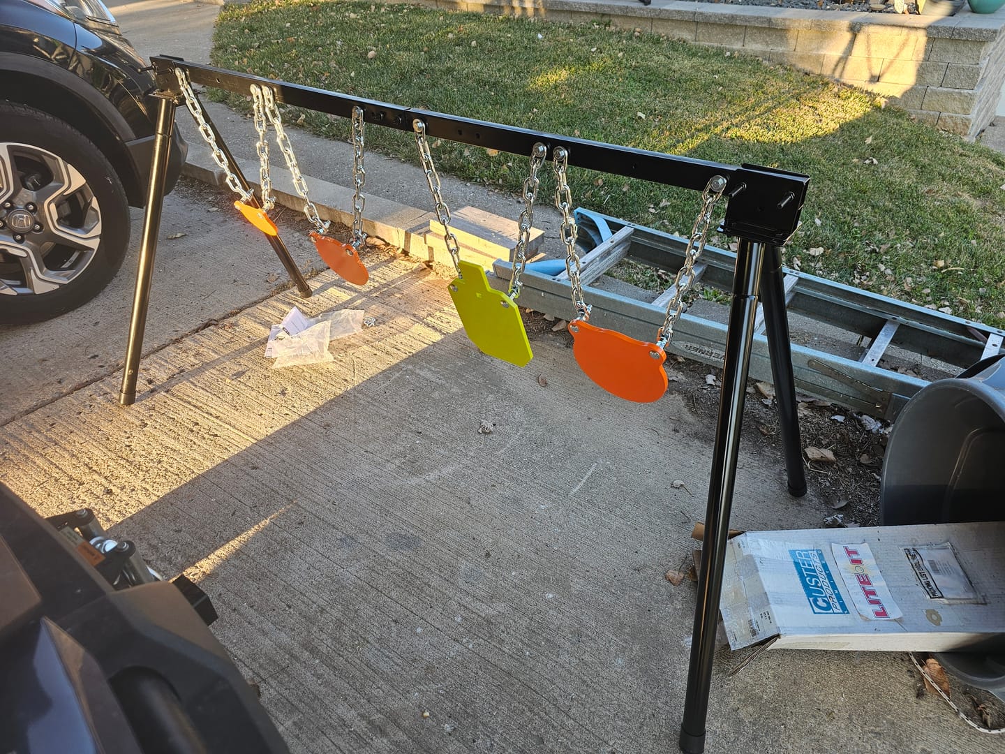 Customer photo review of B001 Stand Complete Target System 37
