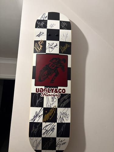 Customer photo review of Flattrack Skateboard Deck