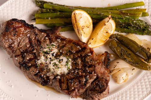 Reseña con foto de un cliente sobre Rib Eye Steak Dry Aged