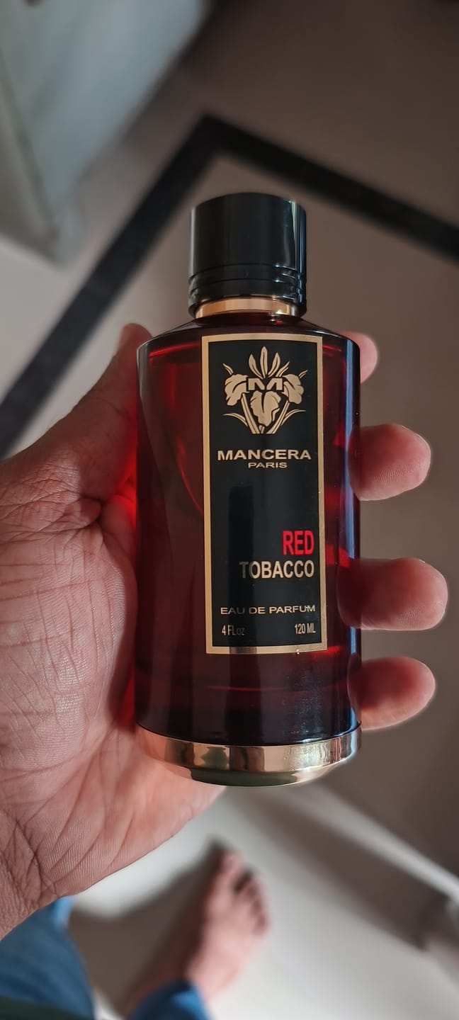 Customer photo review of Mancera Red Tobacco Eau De Parfum For Unisex