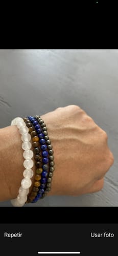 Customer photo review of Pulsera de Selenita🌙🤍🧘‍♂️ (6 mm) Activación Espiritual y Elevación de Conciencia
