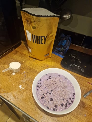 Customer photo review of Grass Fed Whey Protein Powder Pro