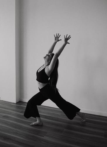 Customer photo review of Hemp Flare Pants