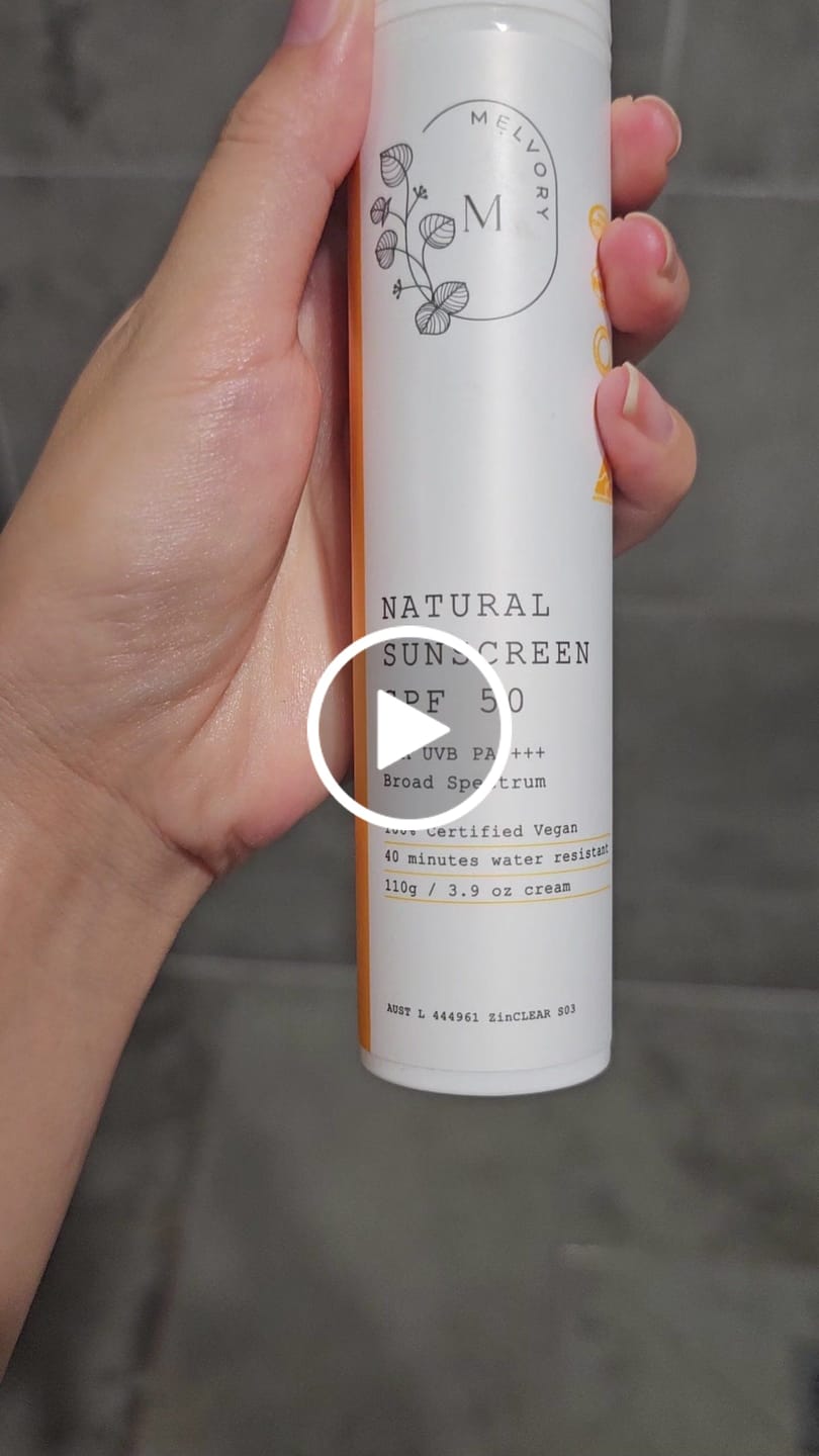 Customer video review of Natural Sunscreen SPF 50