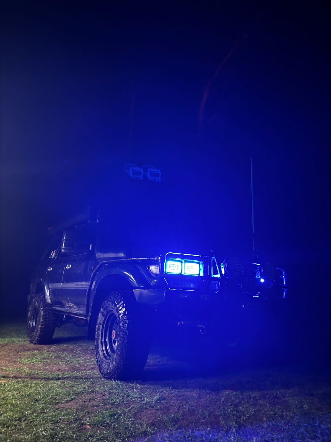 Customer photo review of 4X6" LED Colour Chasing Headlights