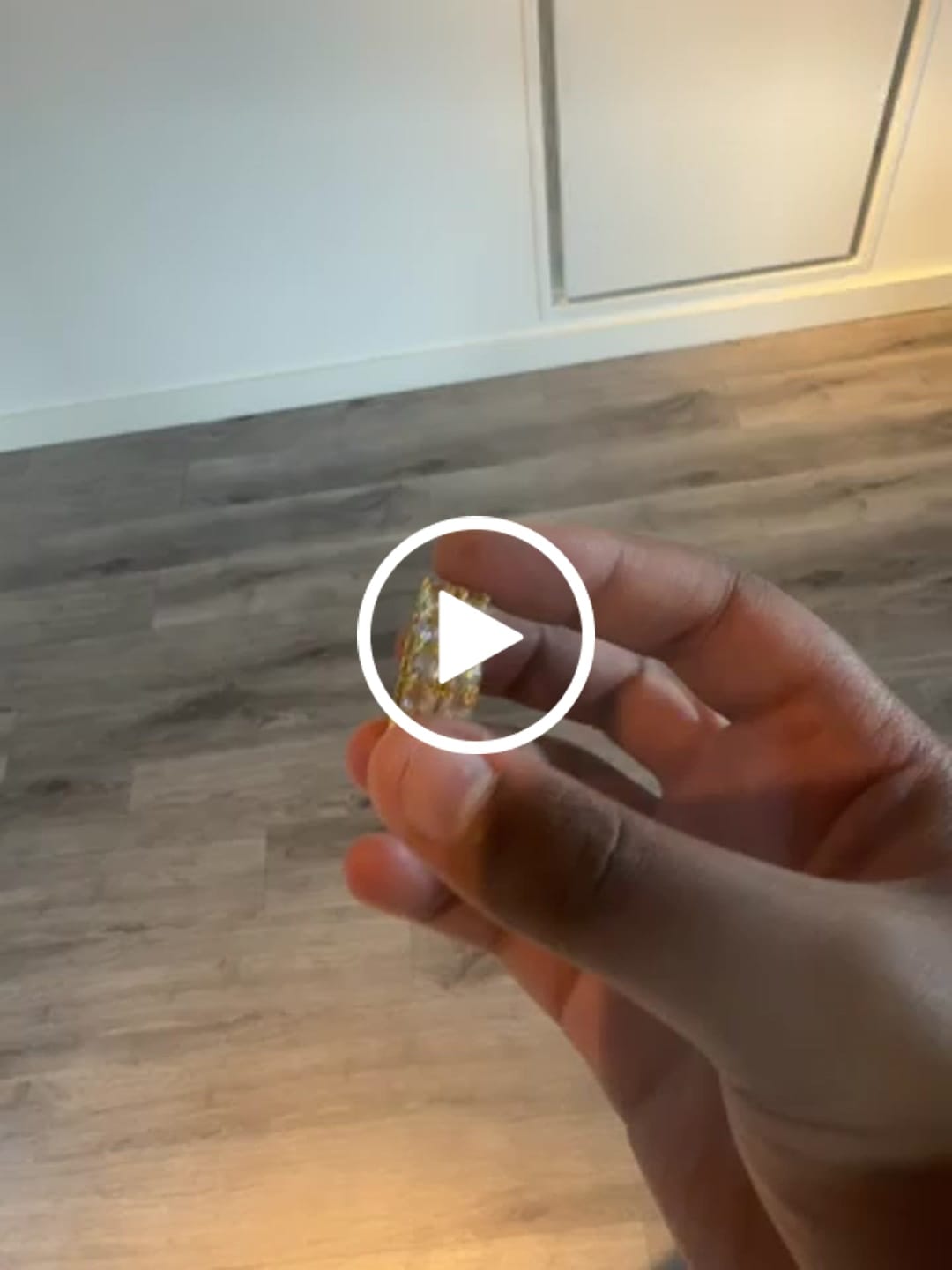 Customer video review of Double Row Diamond Ring - Gold
