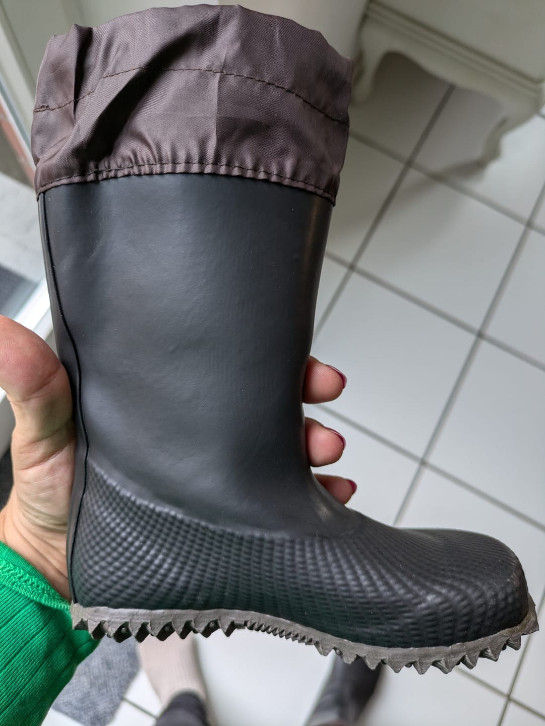 Customer photo review of Kinder Brisk Ⅰ - Barfuß-Gummistiefel