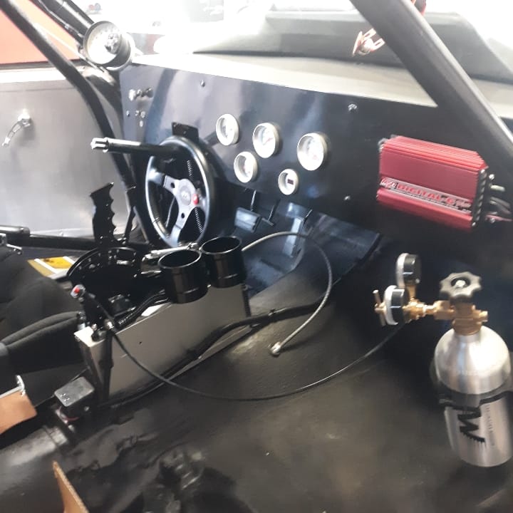 Customer photo review of Operator Series Dual Billet Cup Holder Attachment for Front Exit Cable Shifter