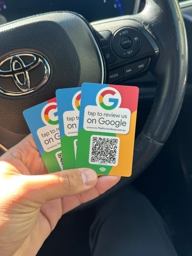 Customer photo review of Google Review NFC Card + QR Code