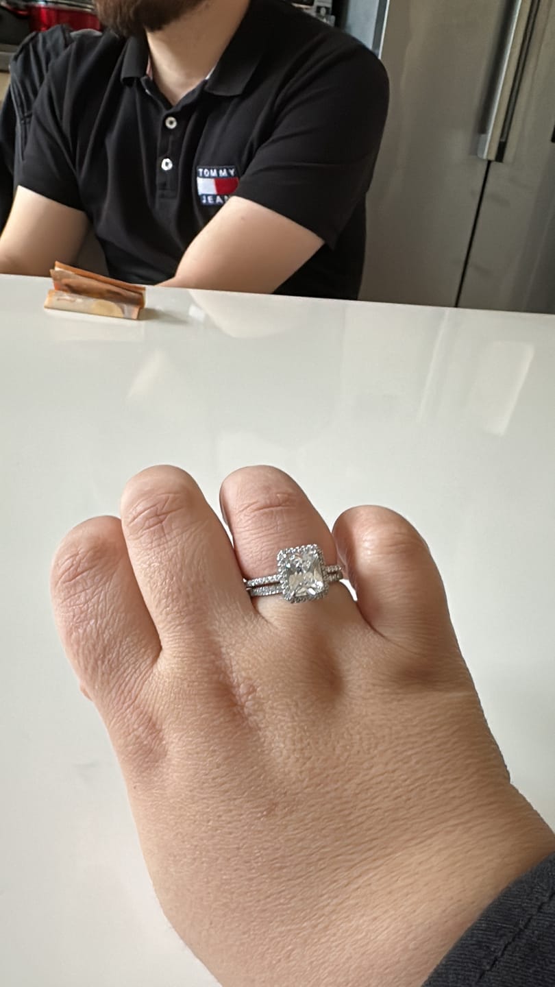 Customer photo review of Big Shine Ring | 18K vergoldet