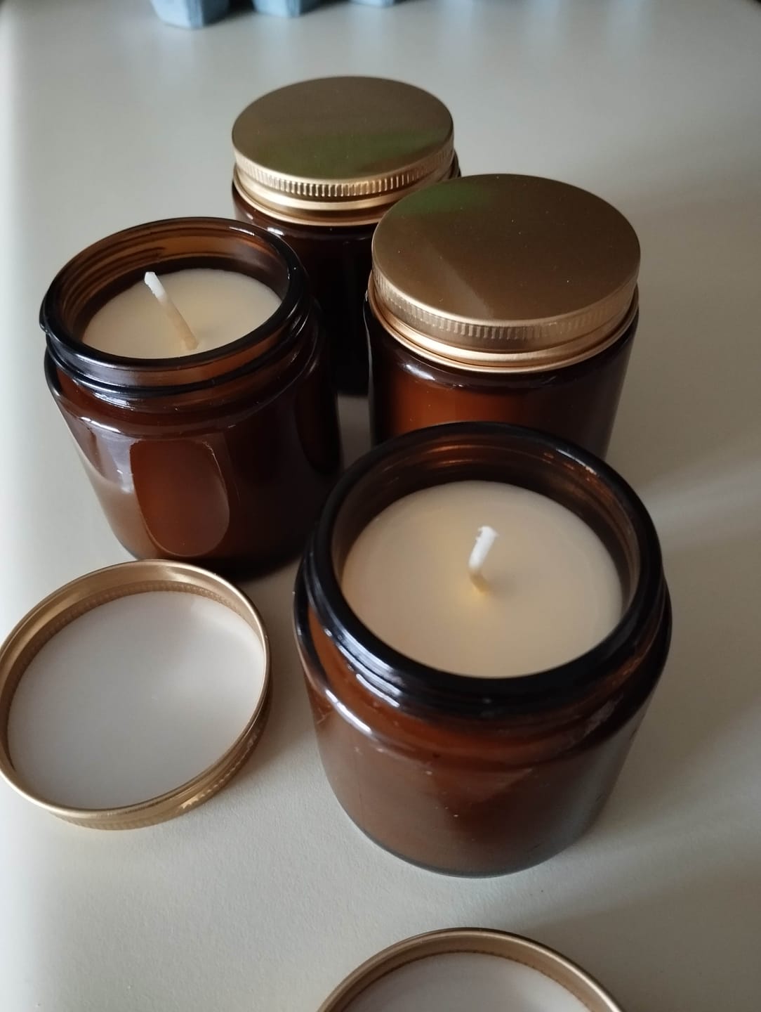 Customer photo review of Kit inicial Velas Recipiente + Taller
