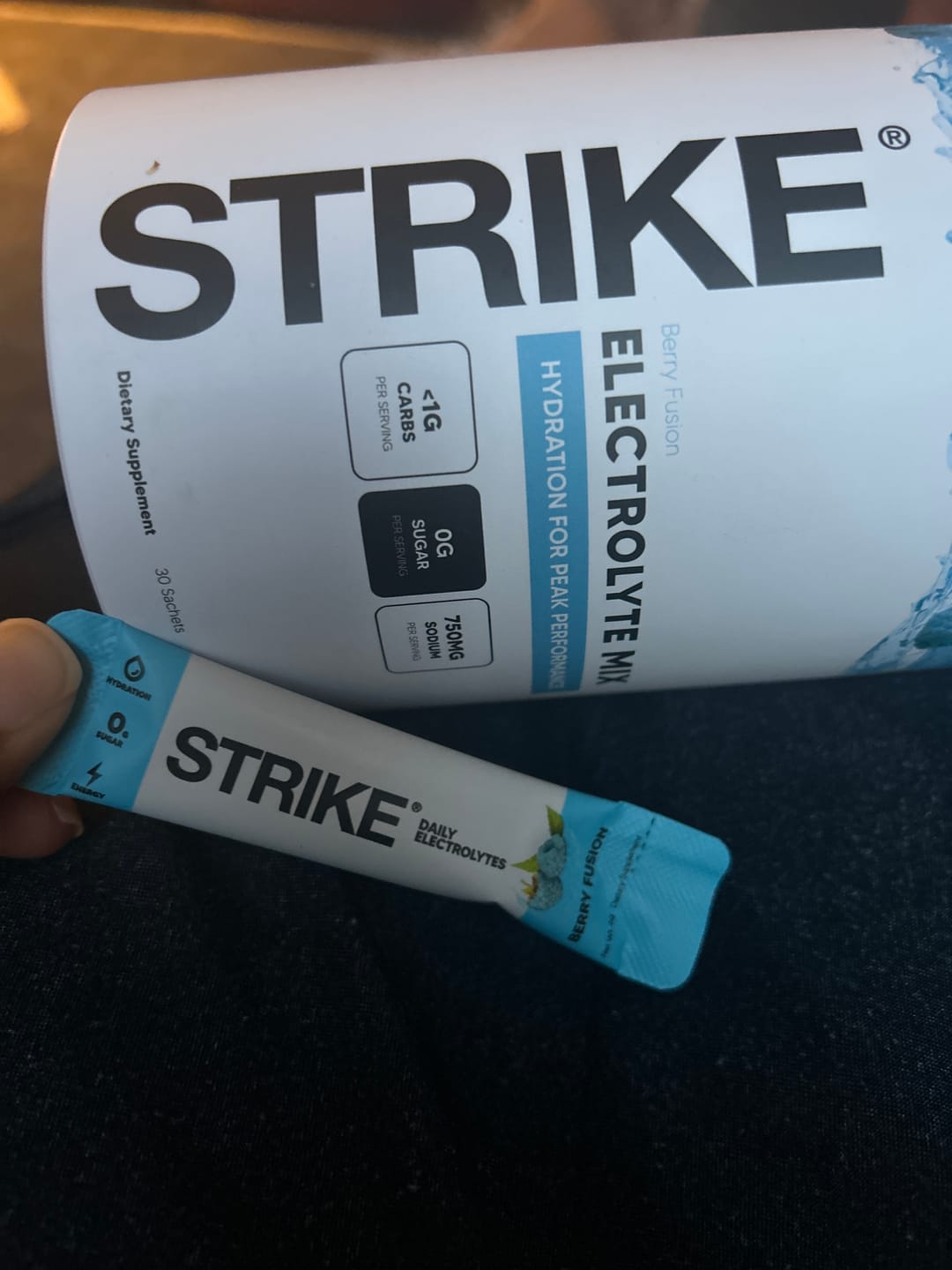 Customer photo review of Strike Electrolytes