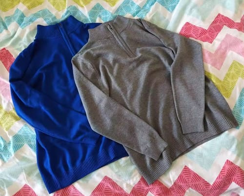 Customer photo review of Paul™ - Bequemer Zip-Up Sweater