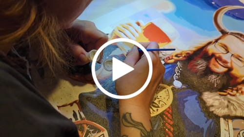 Customer video review of "My Viking" Paint by Numbers Kit