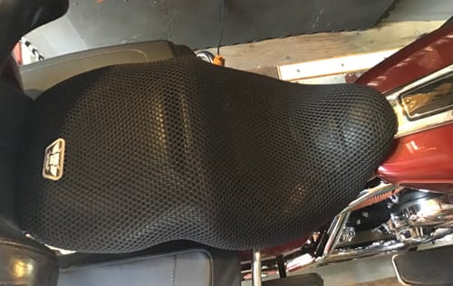 Customer photo review of Wind Rider Seat Cover