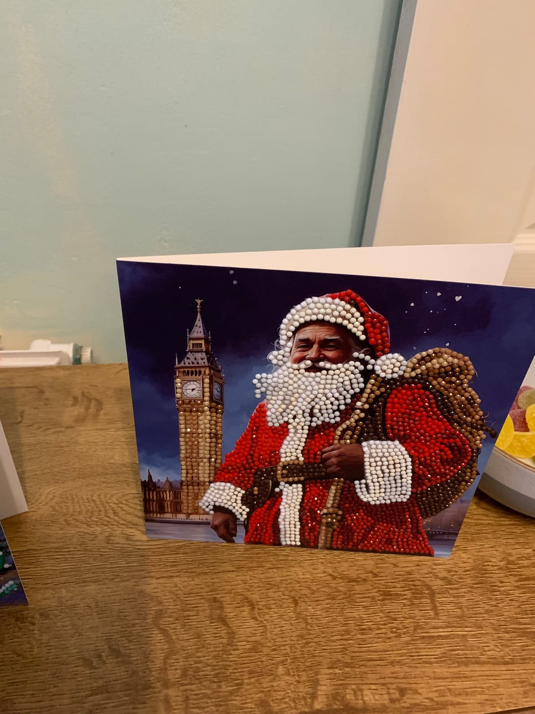 Customer photo review of 2024 Limited Edition "Festive Best of British" Set of 8 Cards