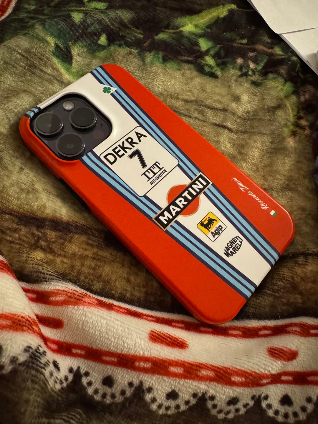 Customer photo review of 155 V6 TI #7 Nannini Alfa Corse DTM 1995 Livery - Individuelle Premium Hülle für iPhone