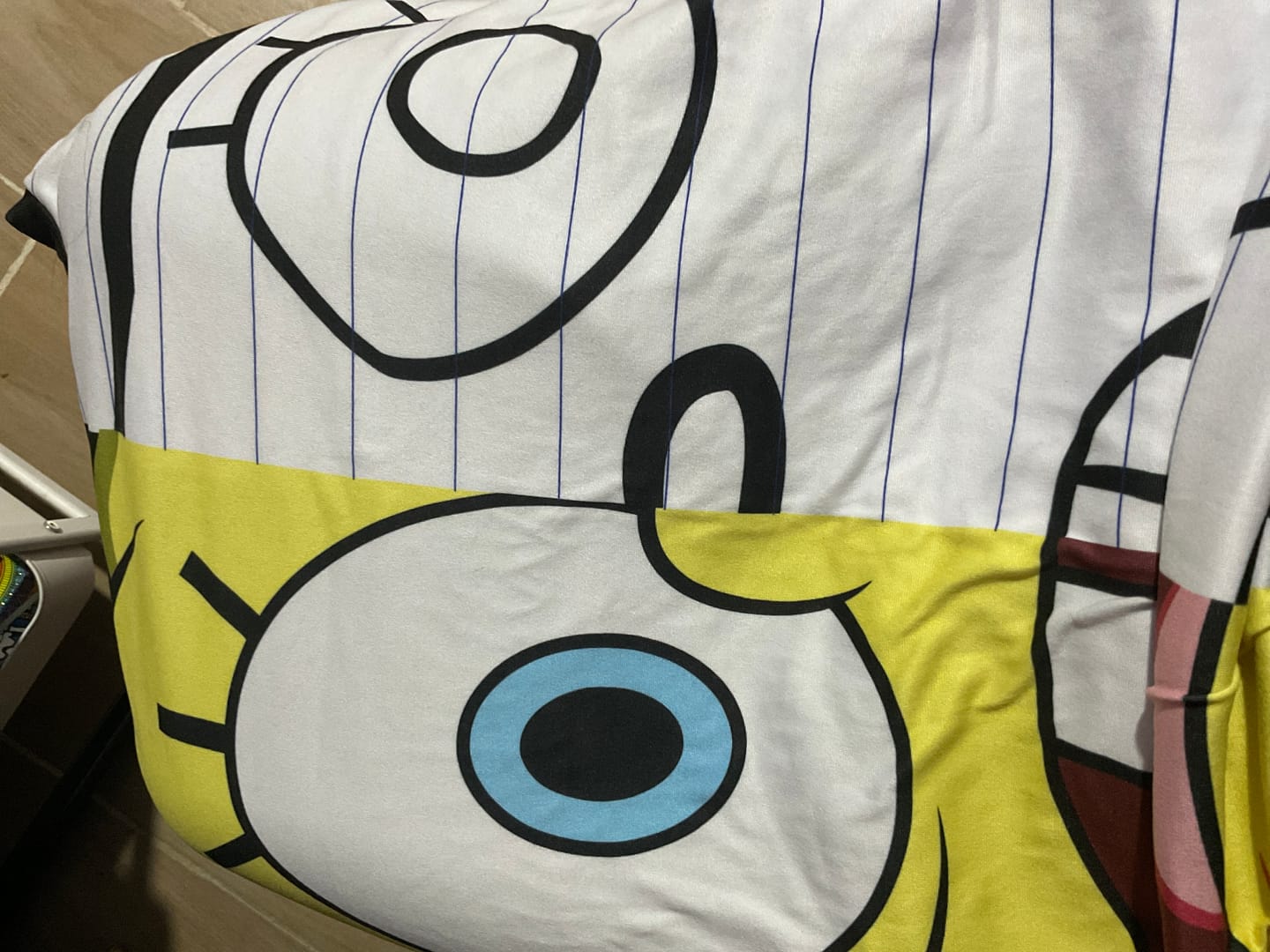 Customer photo review of Playera Pijama Bob Esponja Trazo