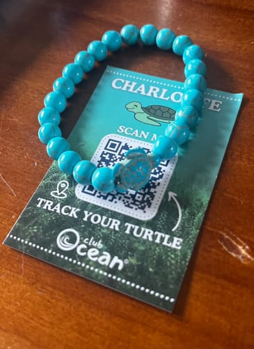 Customer photo review of Turtle Tracking Bracelet