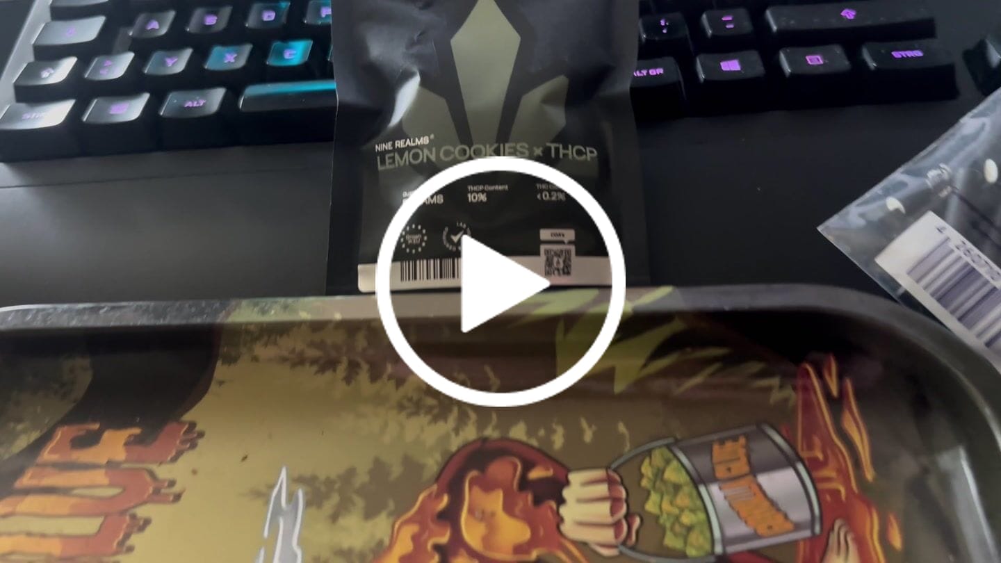 Customer video review of LEMON COOKIES x 10% THCP