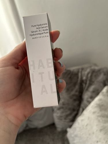 Customer photo review of Hyaluronic Acid Serum 30ml