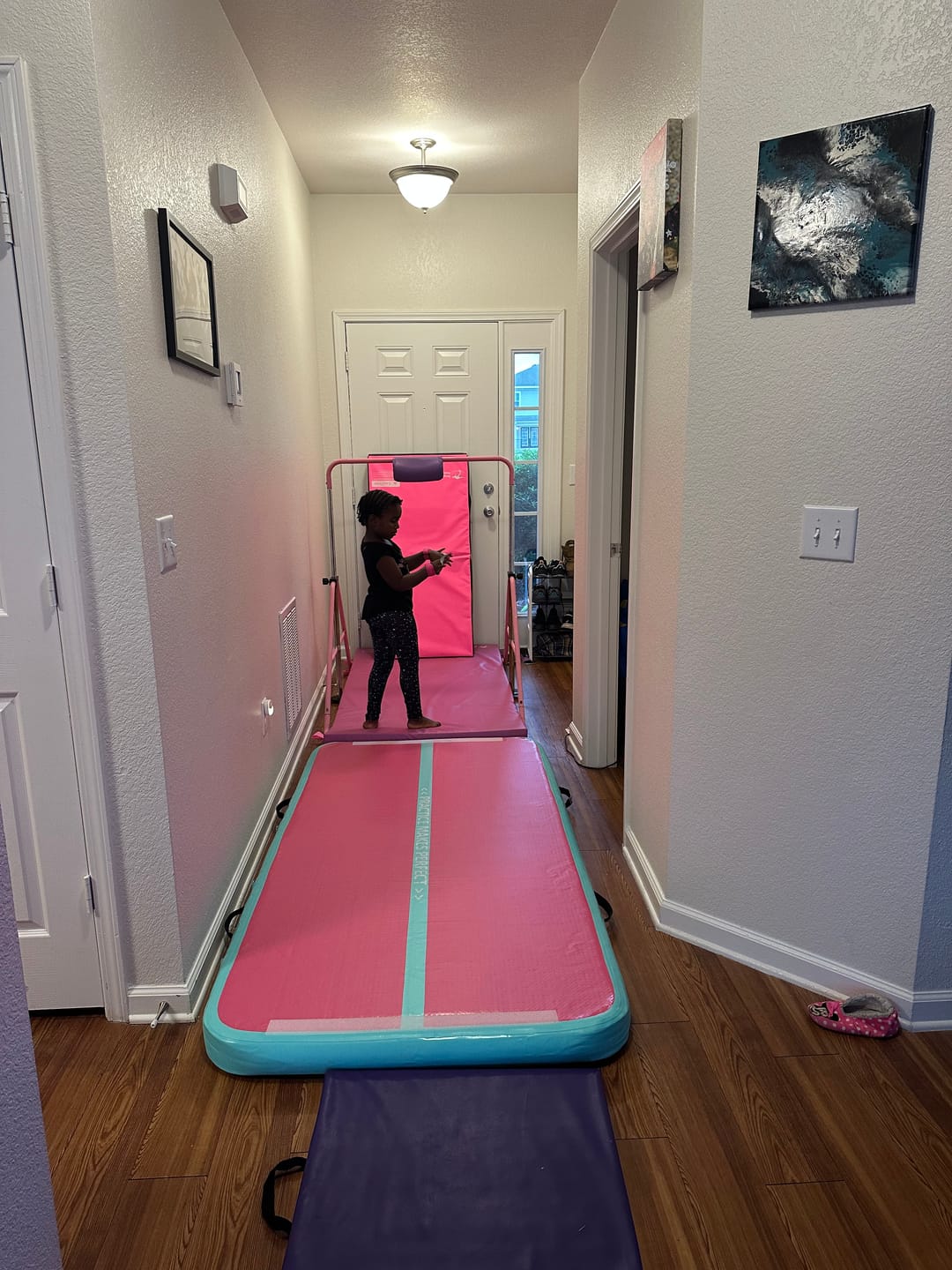 Customer photo review of Gymnastics Tumbling Cheese Wedge Mat (S/M/L)