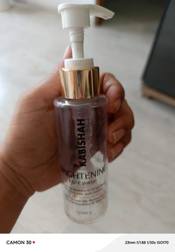 Customer photo review of Face Wash Bundle: Clear & Bright Face Fusion