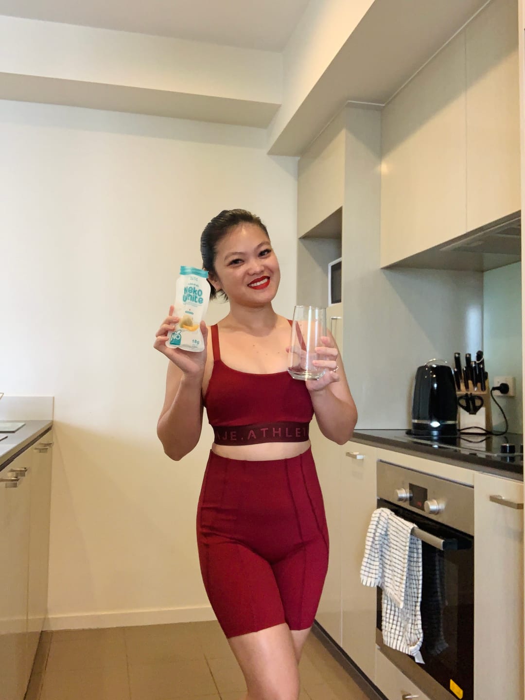 Customer photo review of Neko White Natural Cantaloupe Fruit Extract Powder 10s