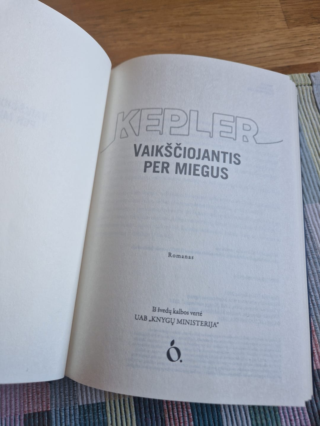 Customer photo review of Vaikščiojantis per miegus: Lars Kepler detektyvas
