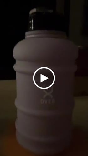 Customer video review of 600ML Oversized Mini Bottle with Flip Cap