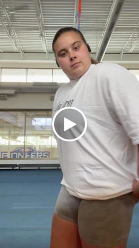 Customer video review of God First Tee