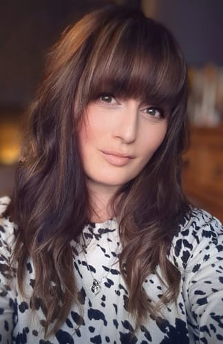 Customer photo review of Remy Human Hair Invisible Wire Extension - Natural Caramel