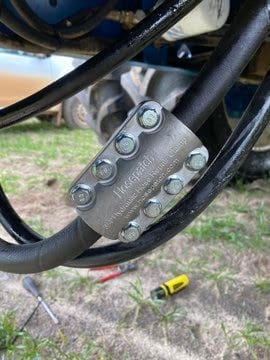 Customer photo review of Hydraulic Hose Repair Clamp Kit